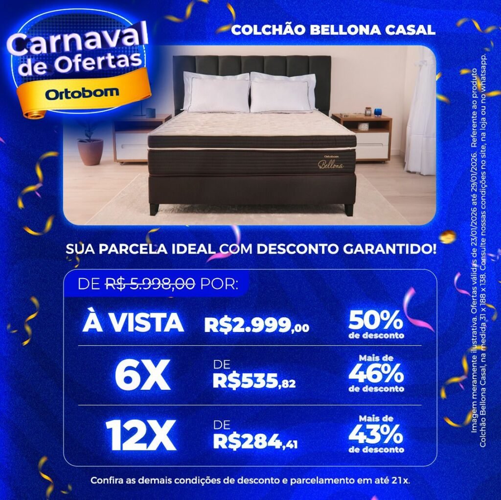 Colchão Bellona de Casal - 1,38x1,88