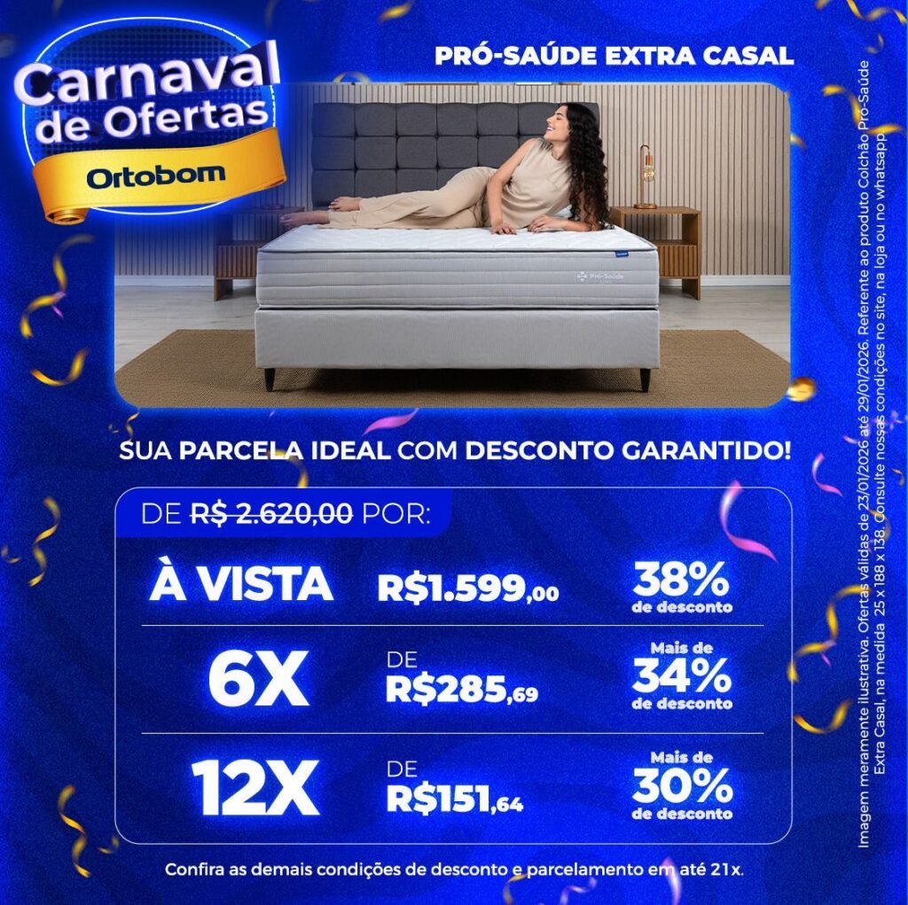 Colchão Extra D33 de Casal - 1,38x1,88