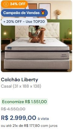 Promoções 7 liberty dia das maes